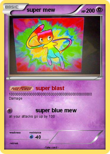 Pokemon super mew