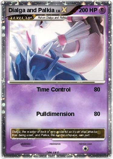 Pokemon Dialga and Palkia