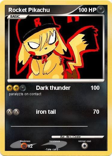 Pokemon Rocket Pikachu