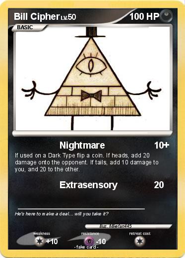 Pokemon Bill Cipher