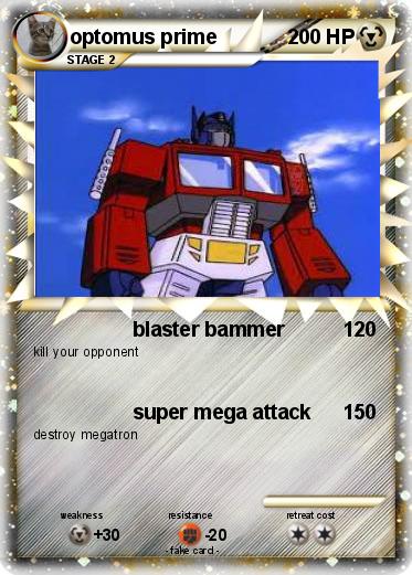 Pokemon optomus prime