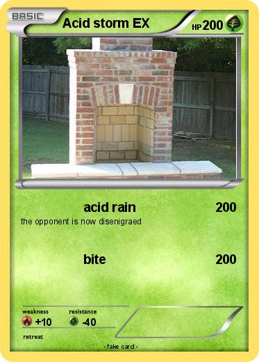 Pokemon Acid storm EX