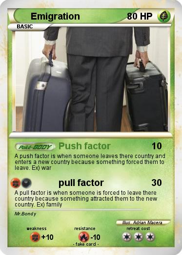Pokemon Emigration
