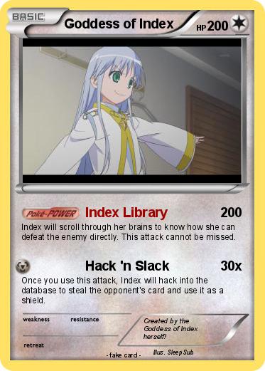 Pokemon Goddess of Index