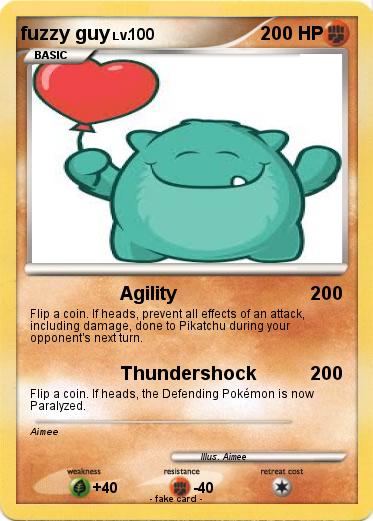 Pokemon fuzzy guy