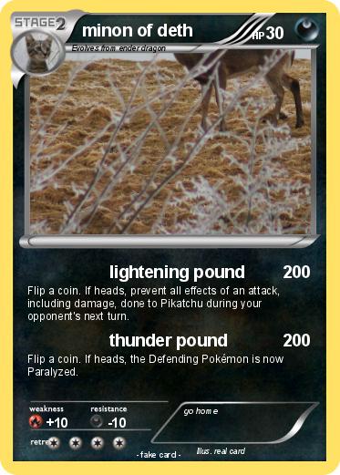 Pokemon minon of deth