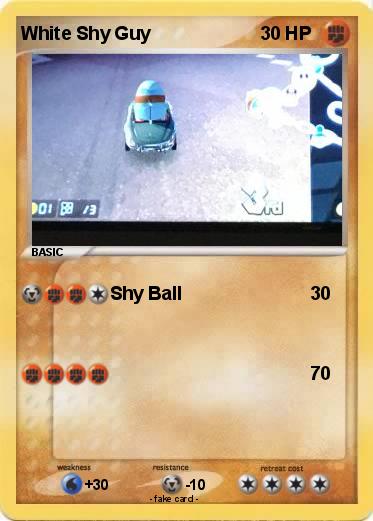 Pokemon White Shy Guy