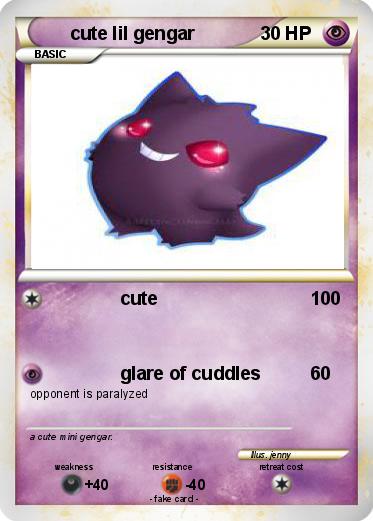 Pokemon cute lil gengar