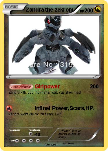 Pokemon Zandra the zekrom