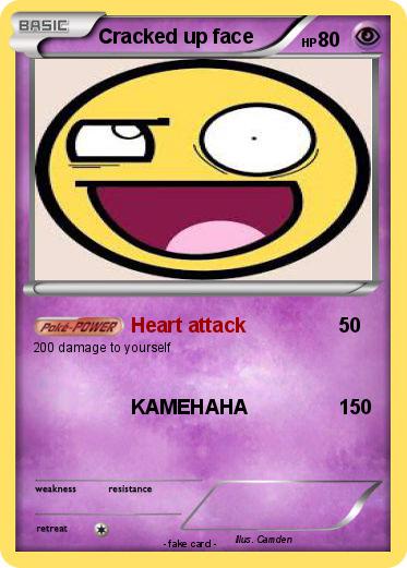 Pokemon Cracked up face