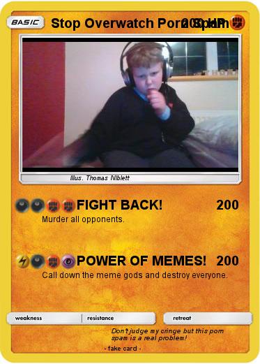 Pokemon Stop Overwatch Porn Spam