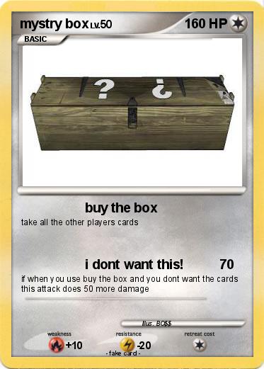 Pokemon mystry box