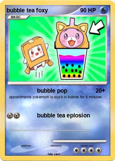 Pokemon bubble tea foxy
