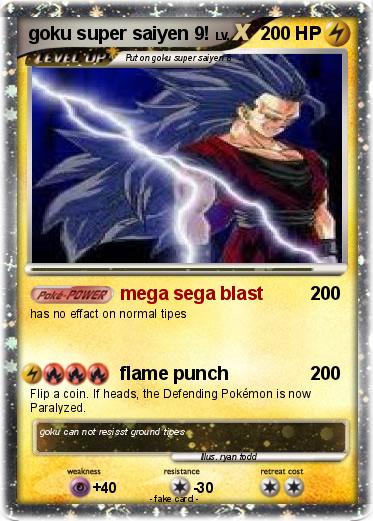 Pokemon goku super saiyen 9!