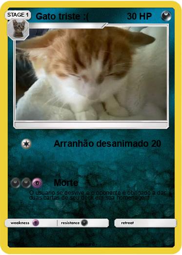 Pokemon Gato triste :(