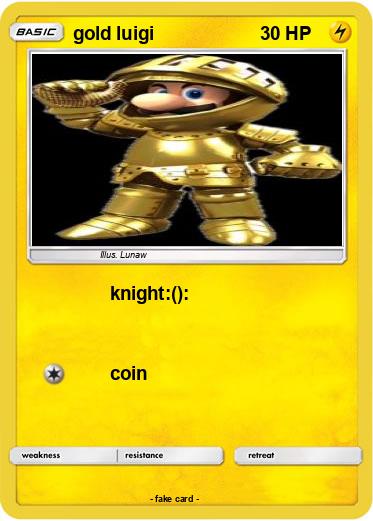 Pokemon gold luigi