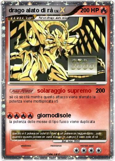 Pokemon drago alato di rà