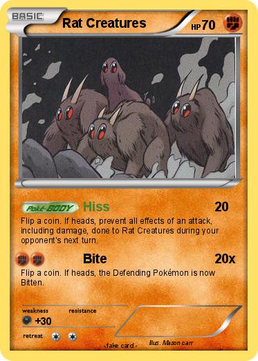 Pokemon Rat Creatures