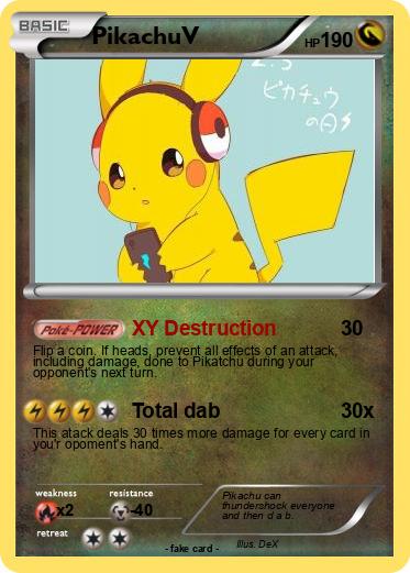 Pokemon PikachuV