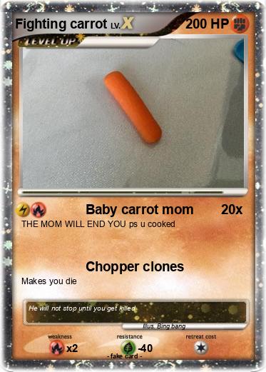 Pokemon Fighting carrot