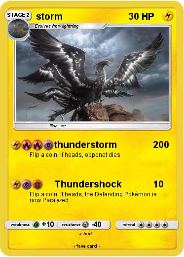 Pokemon storm