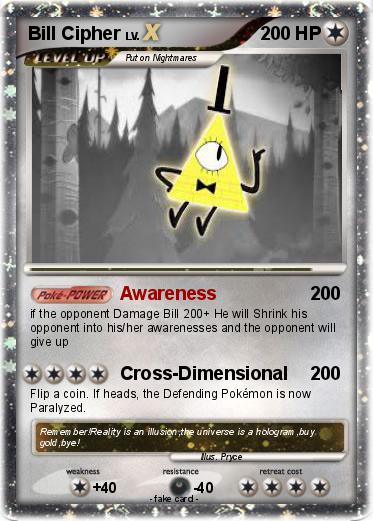 Pokemon Bill Cipher