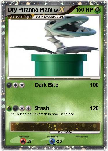 Pokemon Dry Piranha Plant