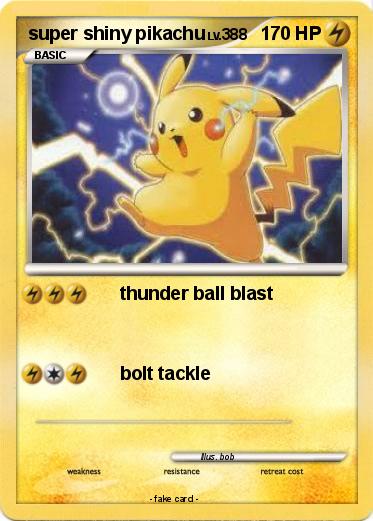 Pokemon super shiny pikachu