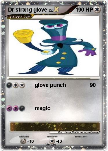 Pokemon Dr strang glove