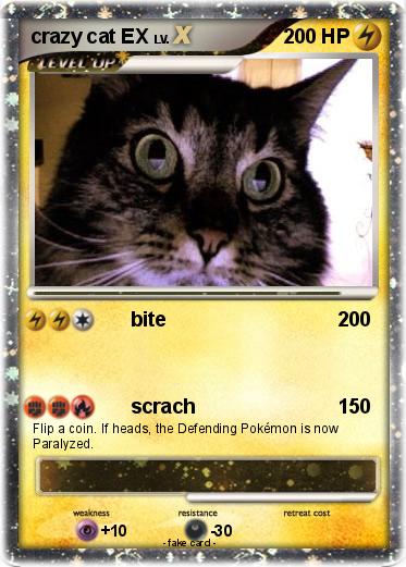 Pokemon crazy cat EX
