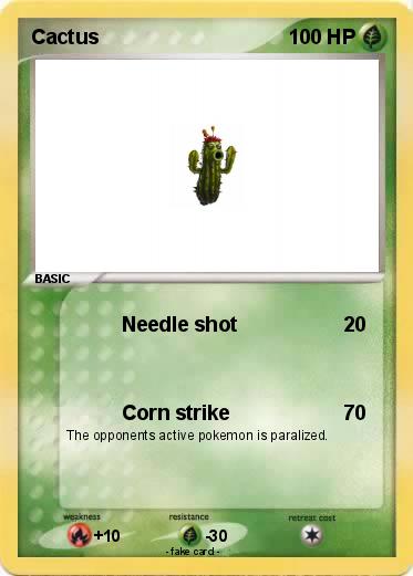 Pokemon Cactus