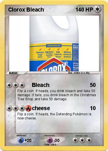 Pokemon Clorox Bleach