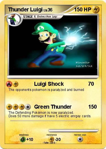 Pokemon Thunder Luigi