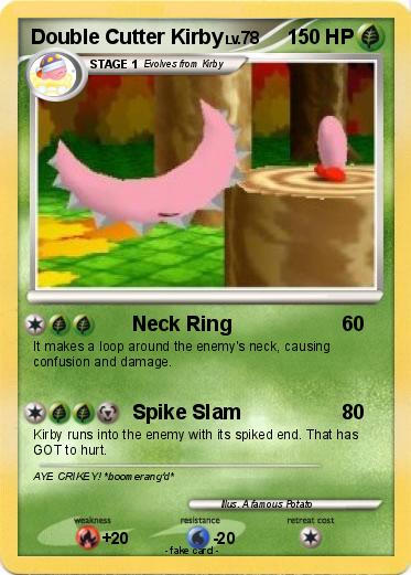 Pokemon Double Cutter Kirby