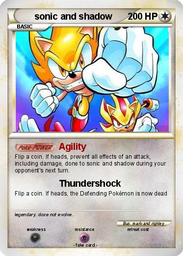Pokemon sonic and shadow
