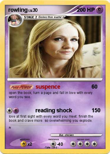 Pokemon rowling