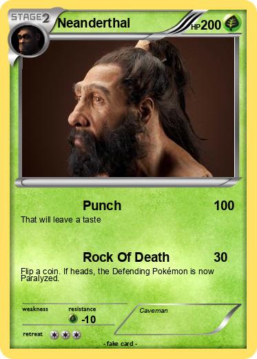 Pokemon Neanderthal