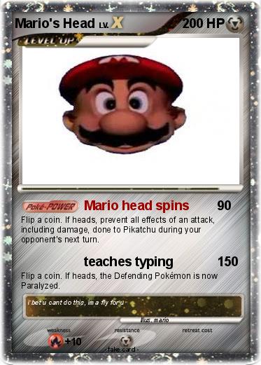 Pokemon Mario's Head