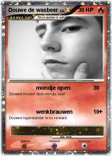 Pokemon Douwe de wasbeer