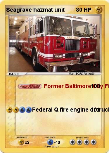 Pokemon Seagrave hazmat unit