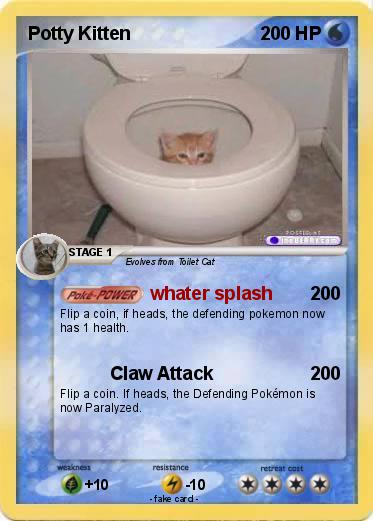 Pokemon Potty Kitten