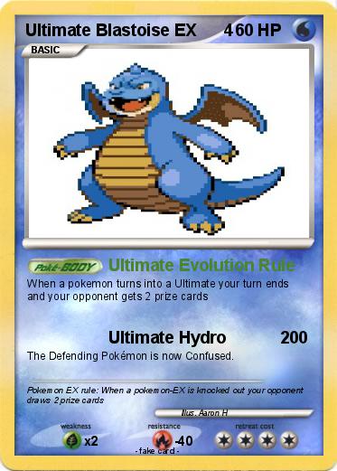 Pokemon Ultimate Blastoise EX      4