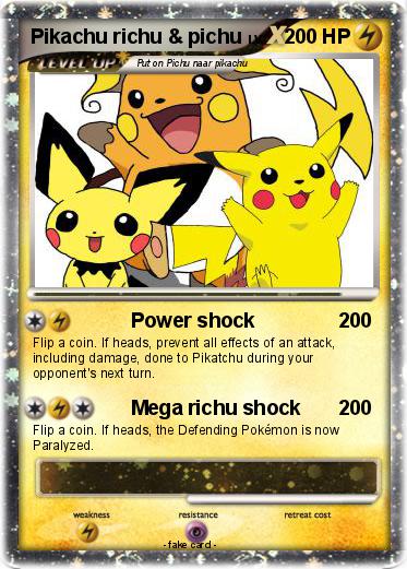 Pokemon Pikachu richu & pichu