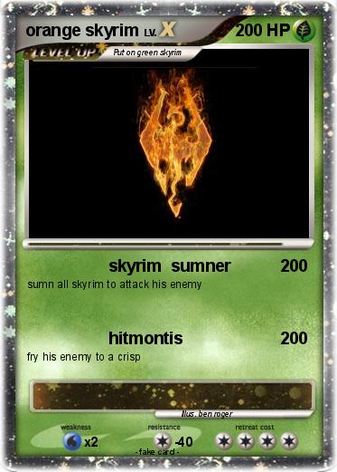 Pokemon orange skyrim