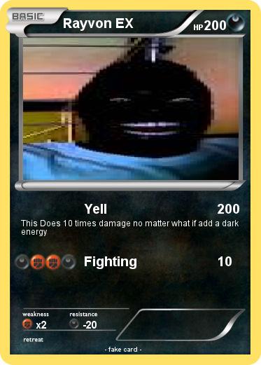 Pokemon Rayvon EX