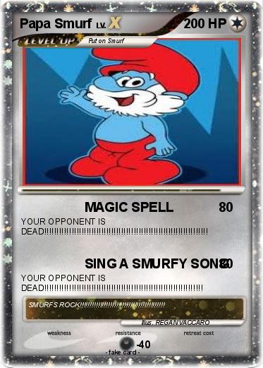 Pokemon Papa Smurf