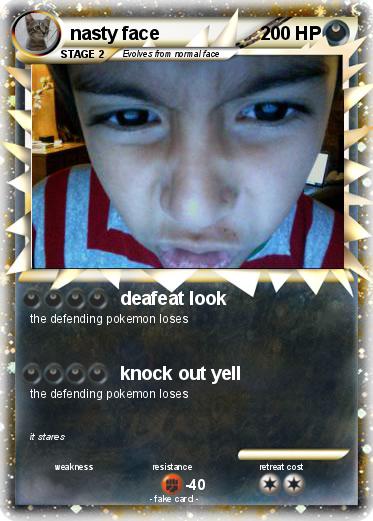Pokemon nasty face