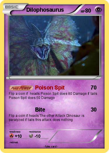 Pokemon Dilophosaurus