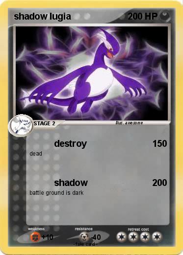 Pokemon shadow lugia