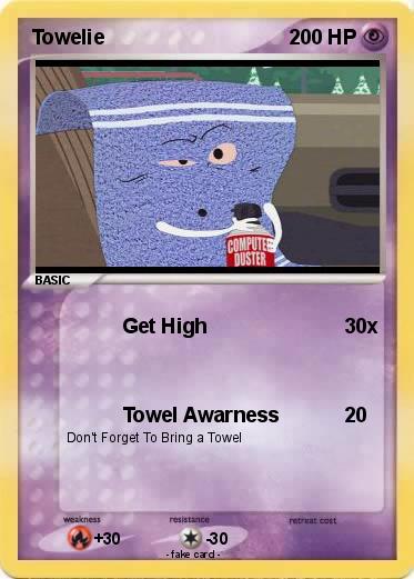 Pokemon Towelie Pokemon Towelie